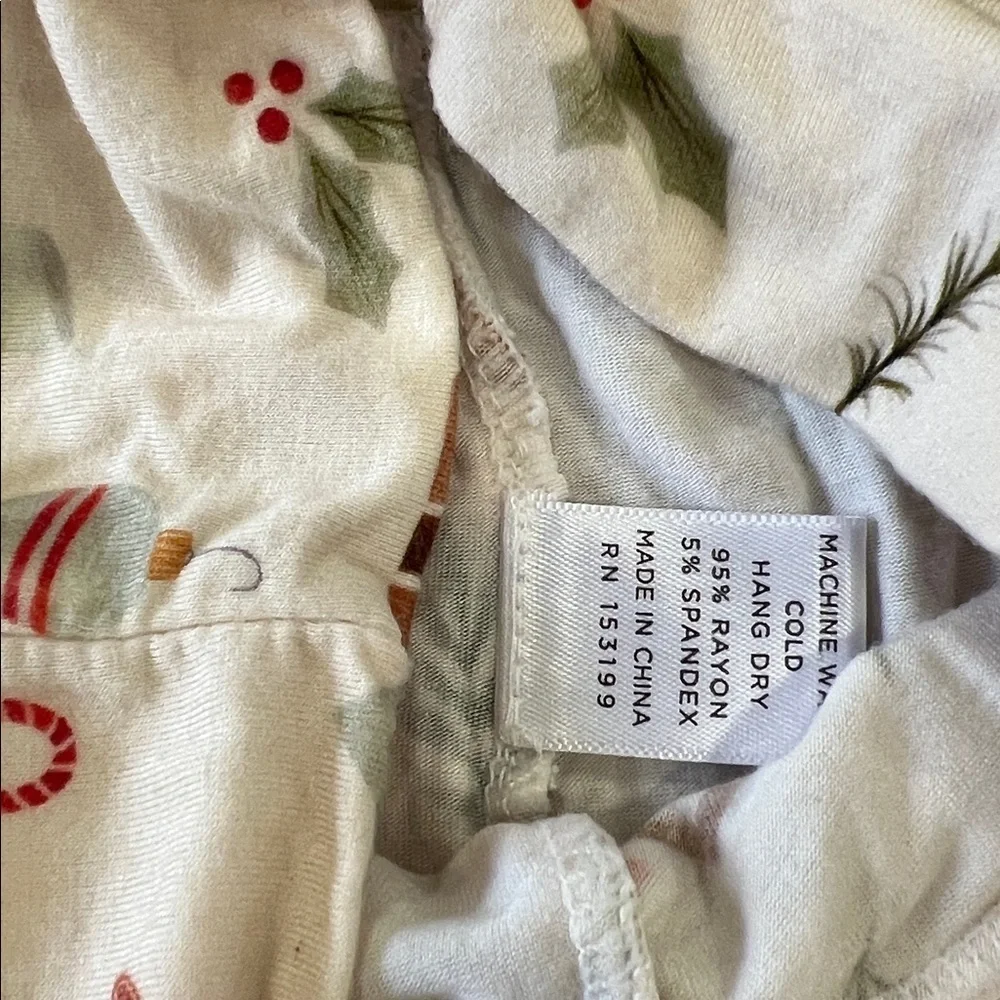 Lou Lou & co buddy holiday pajamas 12-24 months gingerbread Christmas 2 piece